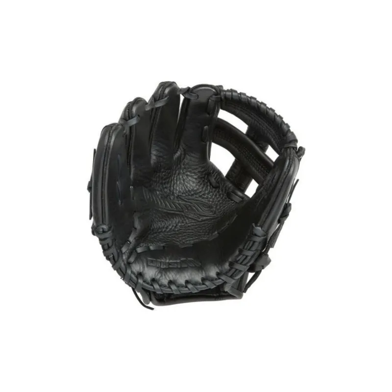 Mizuno Baseball Gloves Pitching Glove Top Grain Cow Leather Unisex Black-4