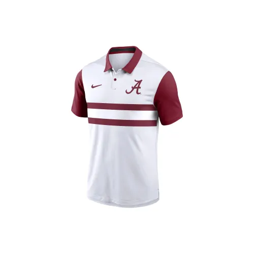 Nike Dri-Fit College Polo Shirts Men White