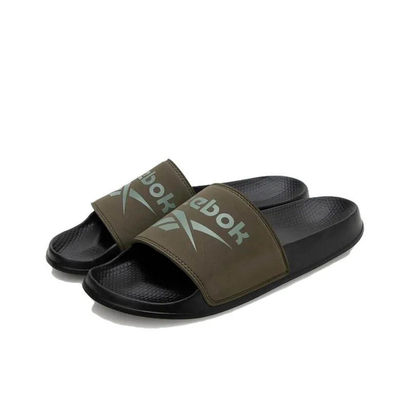 Reebok Fulgere Slide Slip Resistant Abrasion Resistant Slide Slippers Men's Army Green-2