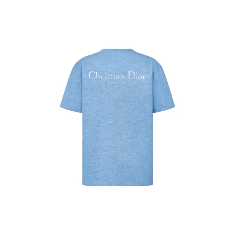 DIOR T Shirts Men Blue-1