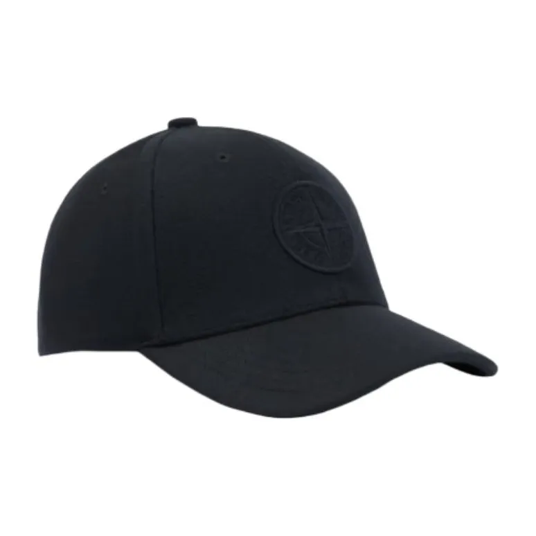 STONE ISLAND Compass Embroidered Curved Peak Cap-2
