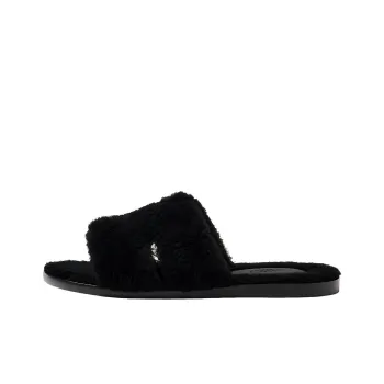 HERMES Izmir Stylish Sandals Men's Black