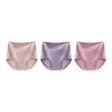 G Set-High-Rise Plus Size-Milk Coffee+Purple+Cameo Brown (3 Pack)