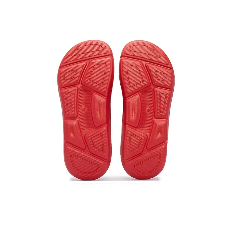 Mariposa.D x ENBO Quick Dry Slide Slippers Men's Alert Red-5