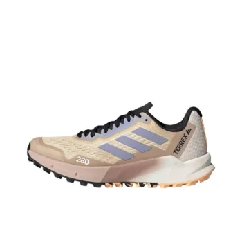 Adidas Terrex Agravic Flow 2.0 Anti Slip Wear Resistant Low Top Trekking Shoes Unisex Beige