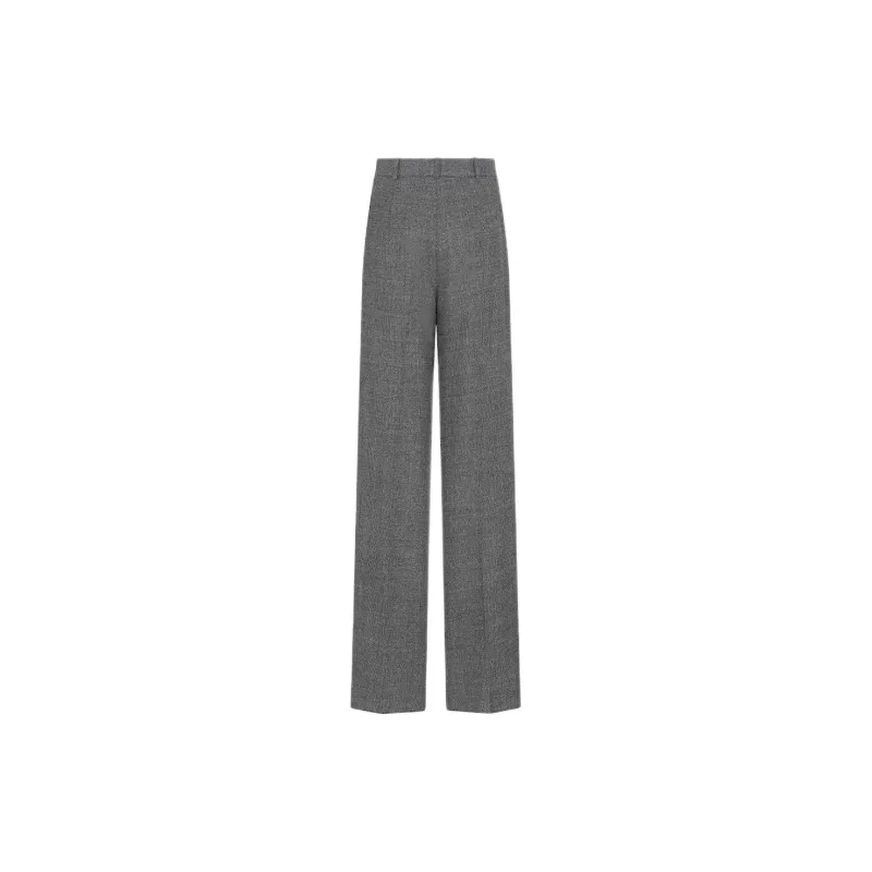 DIOR Wide Leg Pants Casual Pants Women's Gray-1