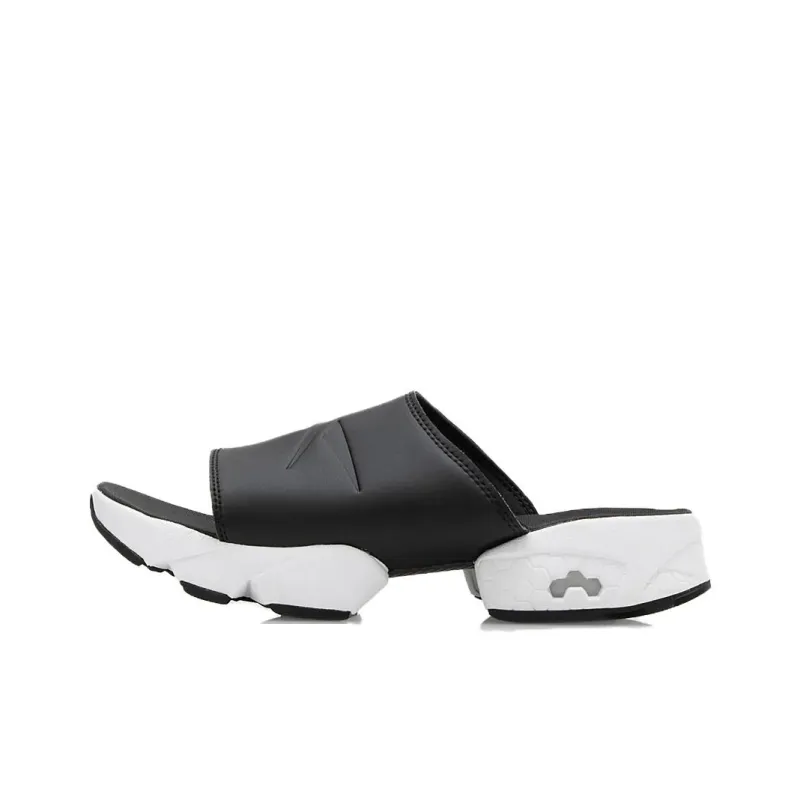 Reebok Fury Slide Slip Resistant Abrasion Resistant Slide Slippers Unisex Black-0