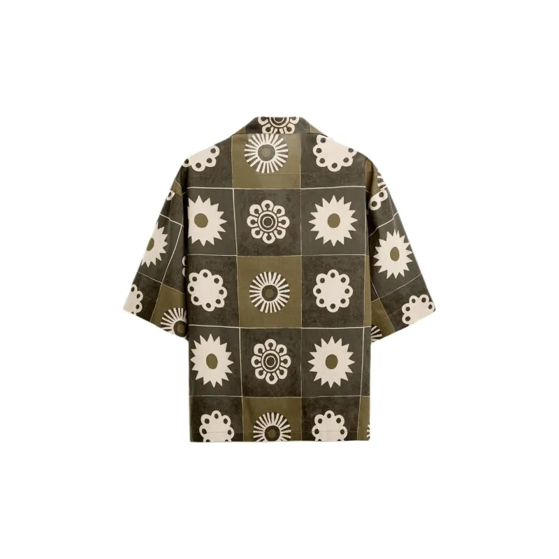 ZARA Shirts Men Khaki-1