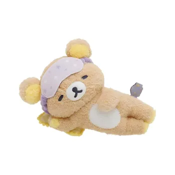 SAN X Starry Eye Mask Relaxing Bear Plush Doll Dolls Plush Doll 27cm Height