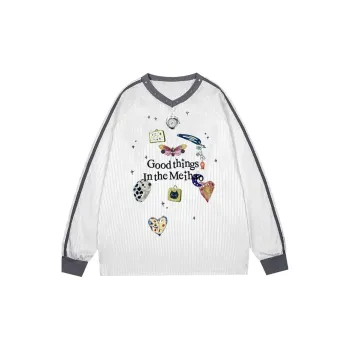 KUNZHUDAXIANG Sweatshirt Women's White