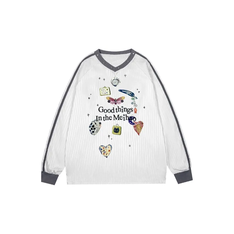 KUNZHUDAXIANG Sweatshirt Women's White-0