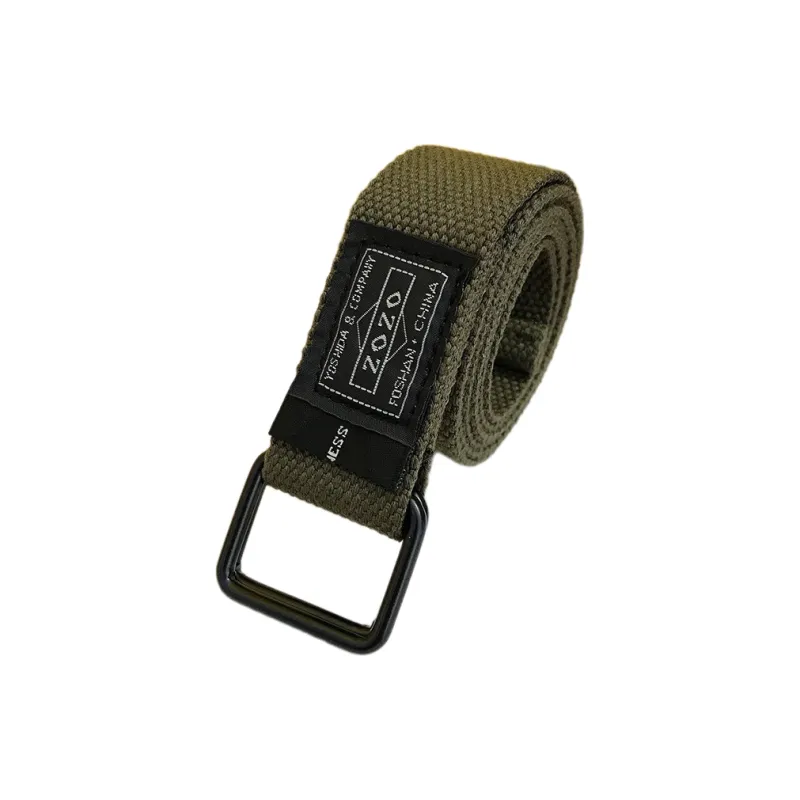 FUO Ins Minimalist Street Students Casual Pants With A Korean Style For Young People Canvas Belt Unisex Width 3.8cm-3