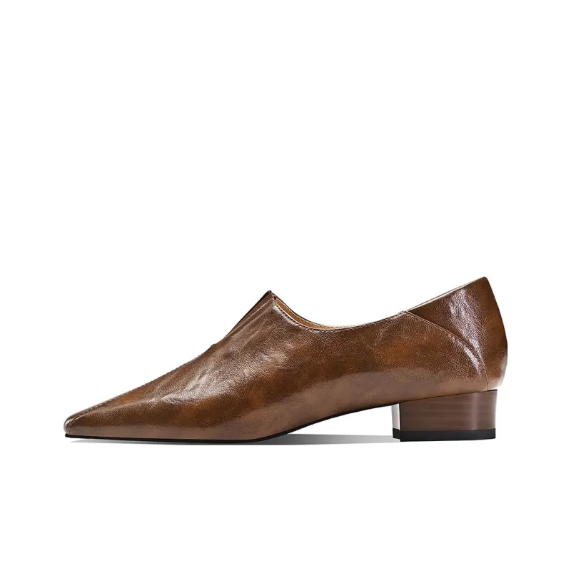 BOSSSUNWEN Loafers Women's Black, Brown-10
