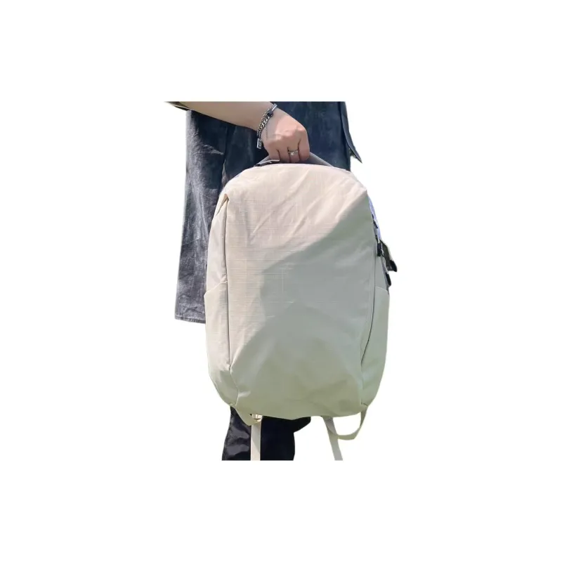 Anta × China National Geography, Collaboration Fabric Backpack Regular Unisex Light Shadow Gray-2
