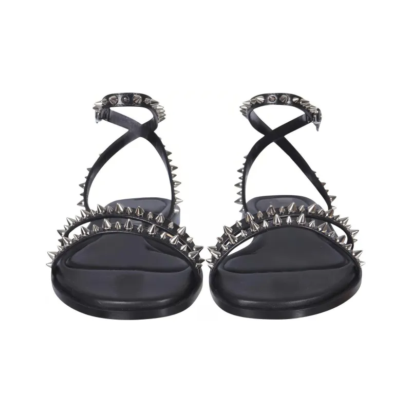 Alexander McQueen One Strap Sandals Women's Black-3