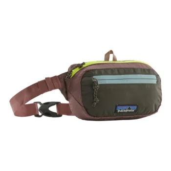 Patagonia Recycled Nylon Fanny Pack Mini Unisex Patchwork Pine Needle Green