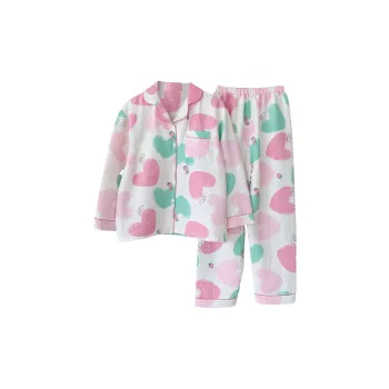 CAIHENGTONG Pajama Set Women's Multicolor Heart