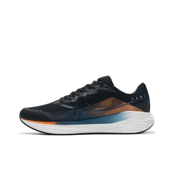 XTEP Speed 5.0 Non-slip Wear-resistant Shock Absorption Low-Top Casual Running Shoes Men's Black Lava Orange