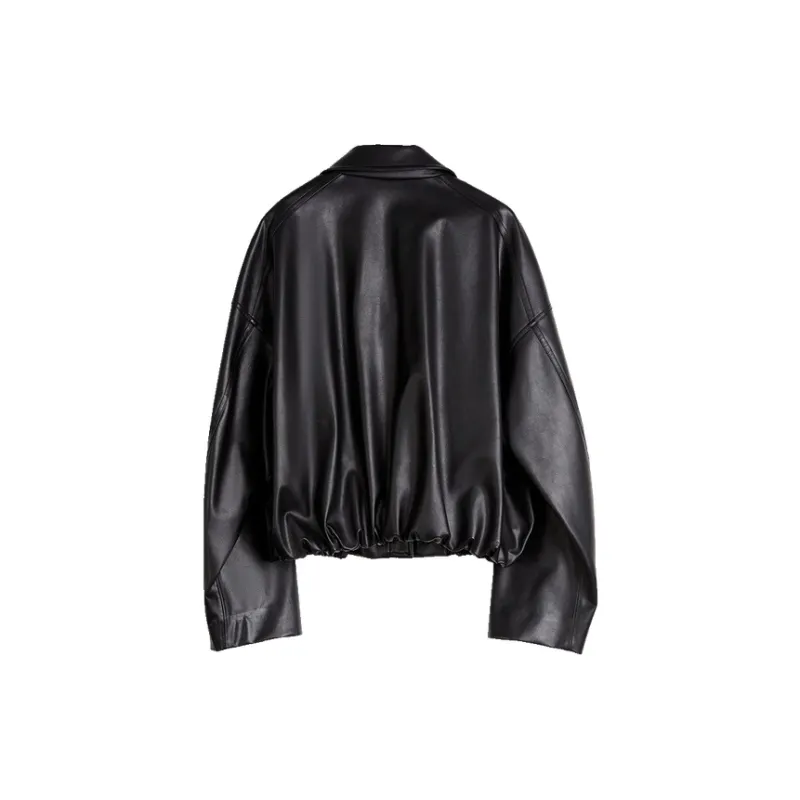 ELLE Cropped Coats Women's-1