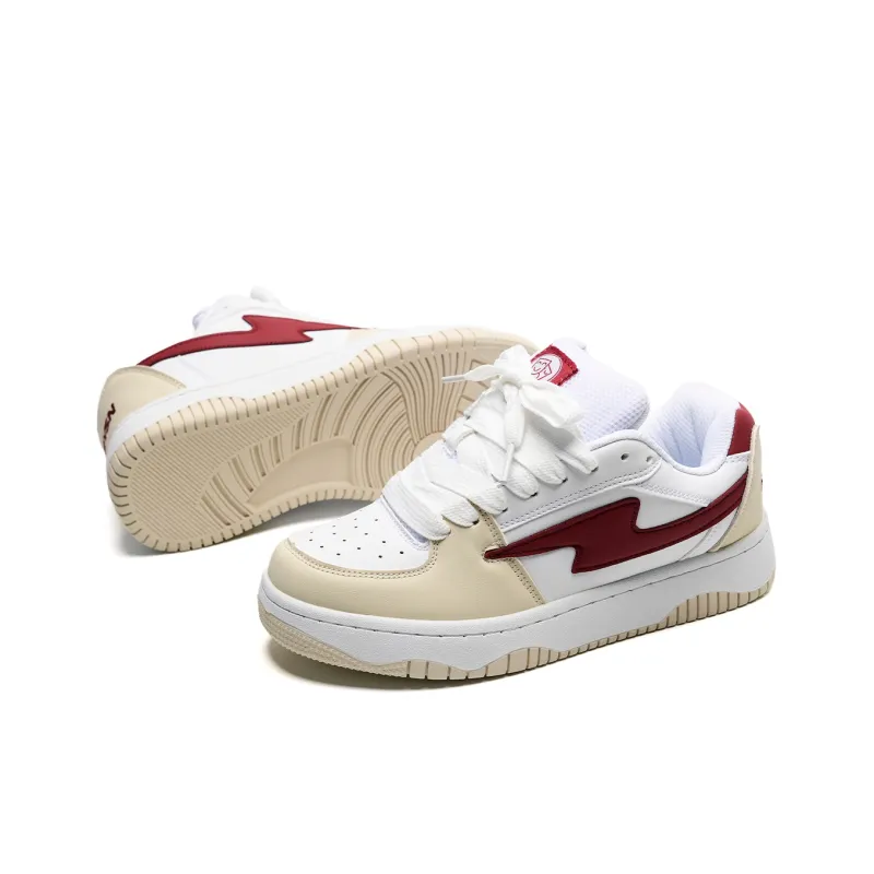 OAOQ Wear-resistant And Lightweight Low-Top Casual Shoes Unisex Light Moon-17