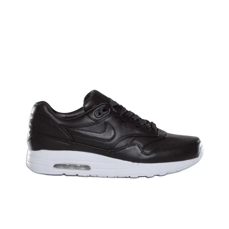 Nike Air Maxim 1 SP Anti Slip Wear Resistant Low Top Casual Shoes Men's Black-1