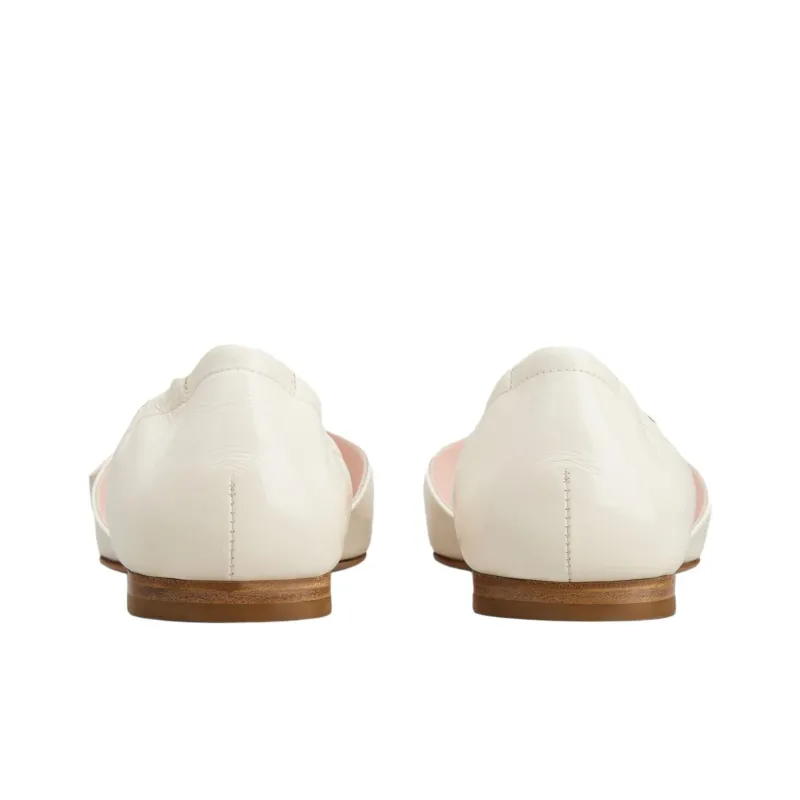 Roger Vivier Viv' Canard Casual Single Shoes Women's White-3