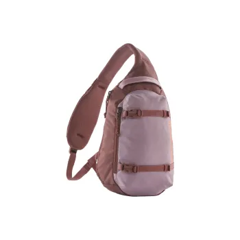 Patagonia Recycled Polyester Sling Bag, Crossbody Bag, Shoulder Bag Regular Unisex Wisteria Mist Pink & Light Pink