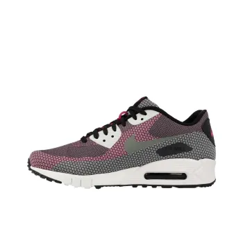 Nike Air Max 90 Anti Slip Wear Resistant Low Top Casual Shoes Unisex Gray Pink