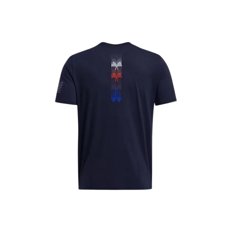 Under Armour Freedom Spine T-Shirt Men's Marine Blue-1