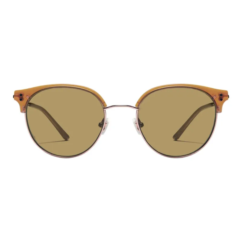 CARIN Plate Alloy Frame Oval Sunglasses Unisex-6