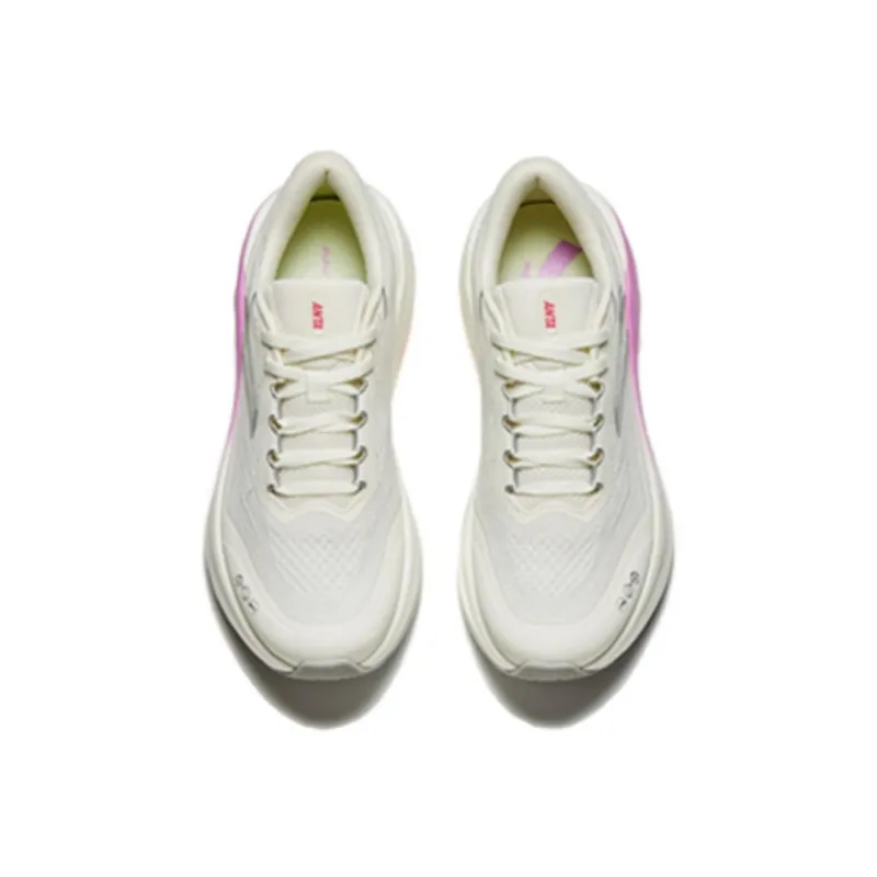 Anta Cloud Journey Anti Slip Wear Resistant Low Top Casual Running Shoes Women's White-2