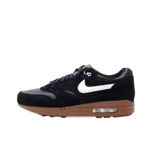 Nike Air Max 1 Casual Shoes Unisex Low-Top Black/Brown