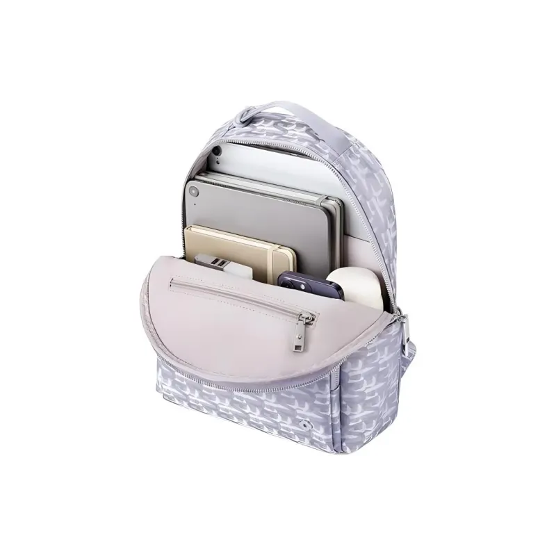 SAMSONITE LIBRA 2.0 Jacquard Fabric Backpack Women's Purple Print-2