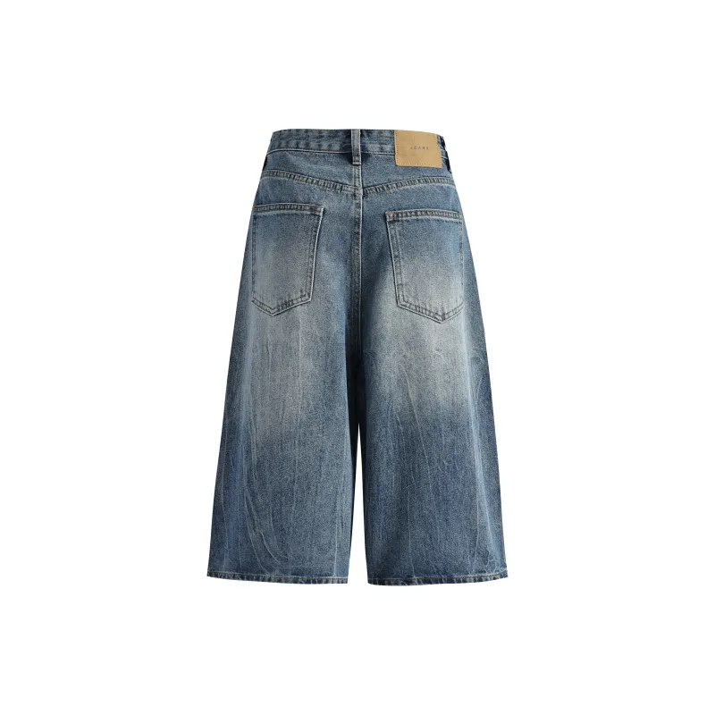 Wen Shan Jeans Women's Washed Blue-1