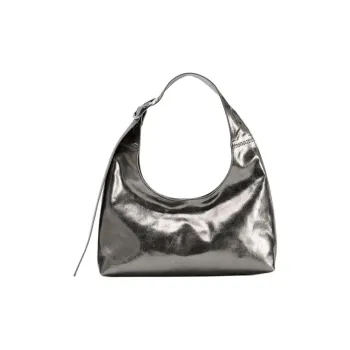 ZARA Artificial Leather One Shoulder Handbags Mini Women's Silver