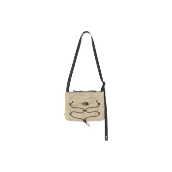 THE NORTH FACE Nylon Crossbody Bag, Shoulder Bag Regular Unisex Light Beige