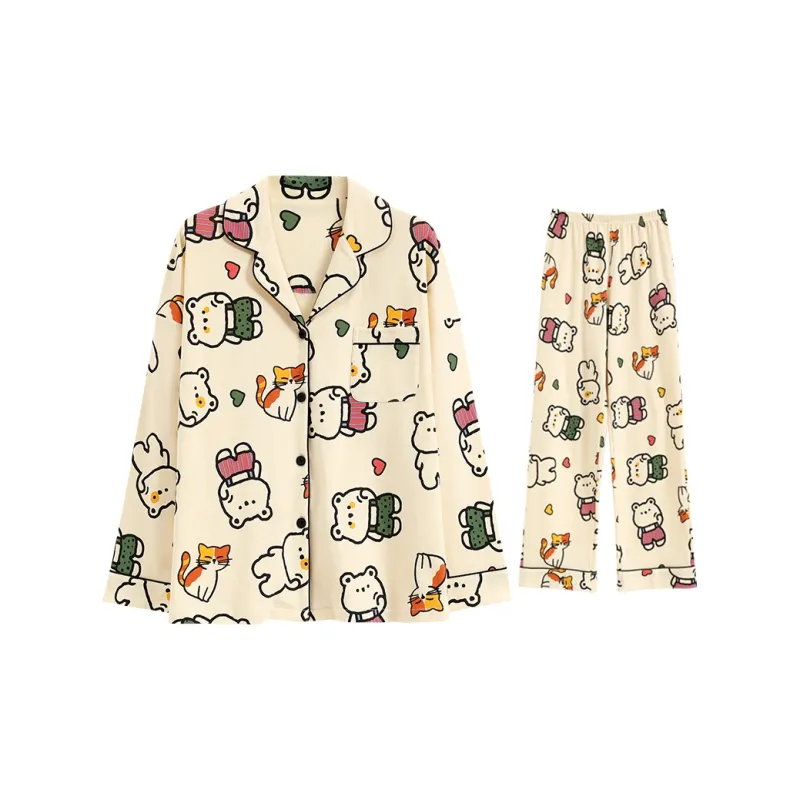 Lan Miao Pajama Set Women's Image Color-0