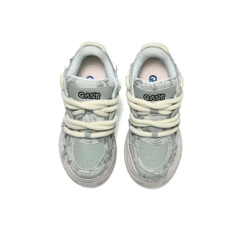 Q-AND Slip-Resistant Cushioning Wear-Resistant Low-Top Skateboard Shoes Unisex-25