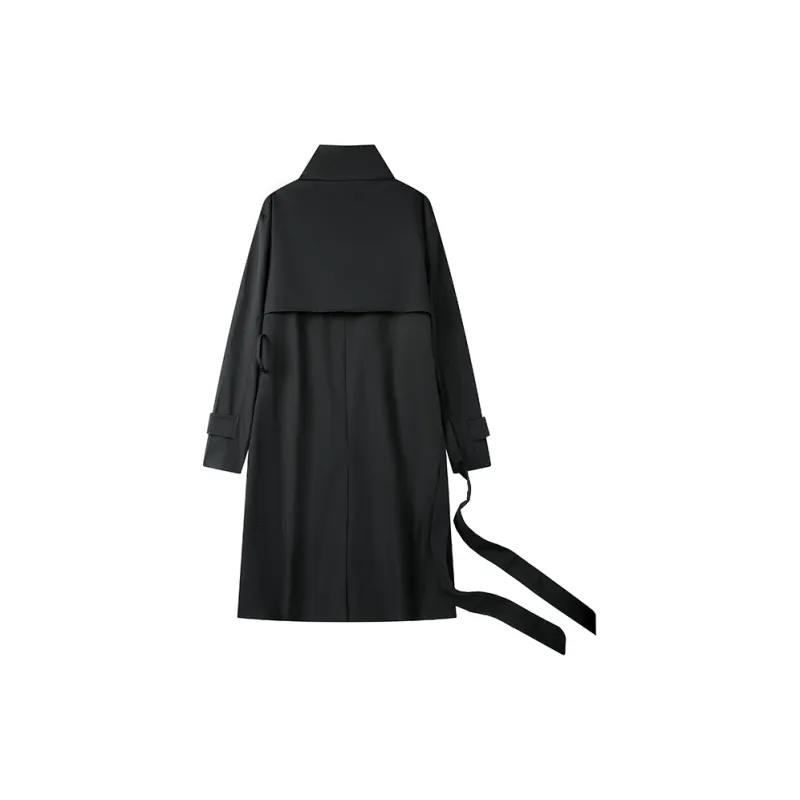 LISENPOK Trench Coats Unisex-1