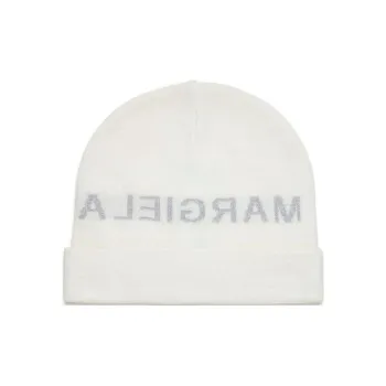 MM6 Maison Margiela Logo jacquard Knitted Beanie