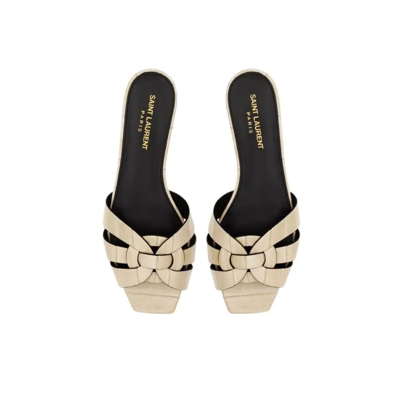 SAINT LAURENT Tribute Open Toe Mules Women's-3