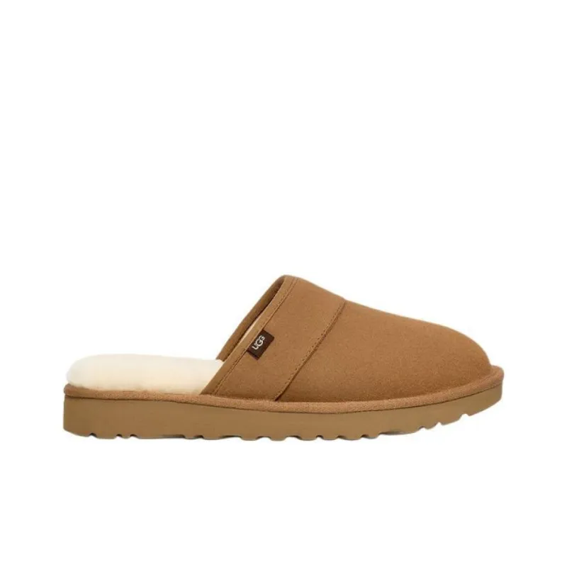 UGG Abrasion Resistant Wrap toe Slippers Men's Chestnut-1