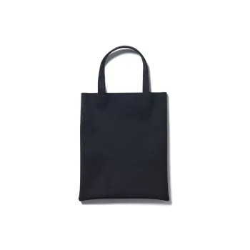 Snow Peak Vegan Leather Tote Bag, Shopping Bag, Handbag, Shoulder Bag Women's Black