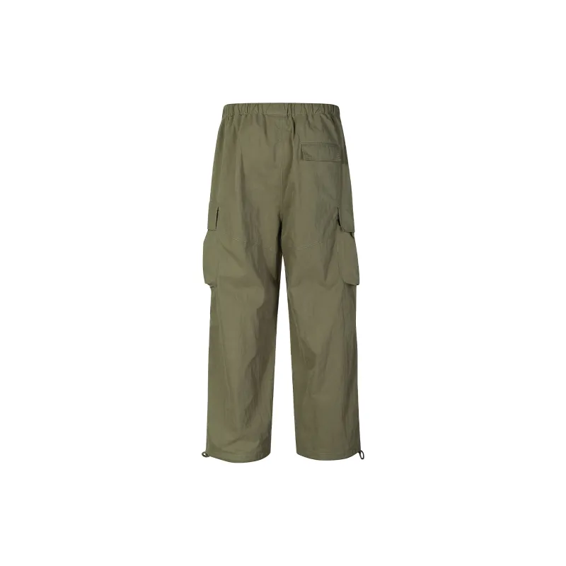 GUUKA TECH Casual Pants Unisex Light Brown-1