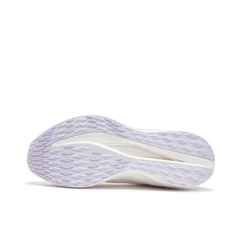 361° Anti Slip Wear Resistant Low Top Casual Running Shoes Women's White Purple-4