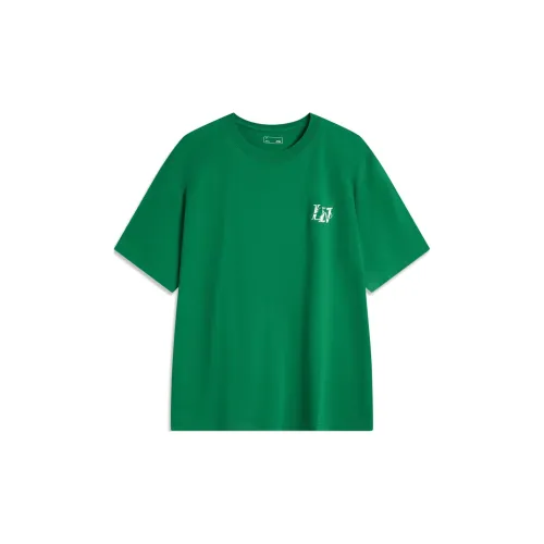 LINING Chinese Culture Series T-Shirts Unisex Green Onion Green