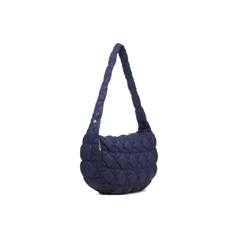 CARLYN Nylon Shoulder Bag Women's Marine Blue-2