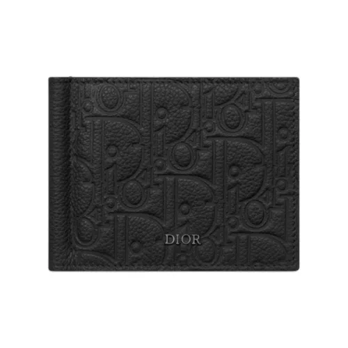 DIOR Calfskin Wallet Regular Men's Black