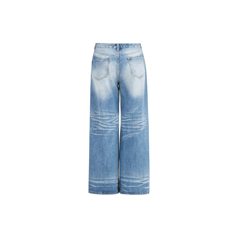 Wen Shan Jeans Women's Teal Royal Blue-1
