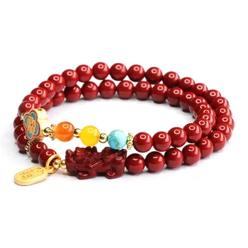 Welcome To The Treasure Cinnabar Bracelets Unisex